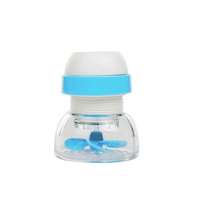 Blue Кухонный аэратор водный диффузор Bubbler 360 градусов вращающийся Поворотный кран сопло для ванной, душевой, кухни инструменты разъем Mci - Цвет: Blue