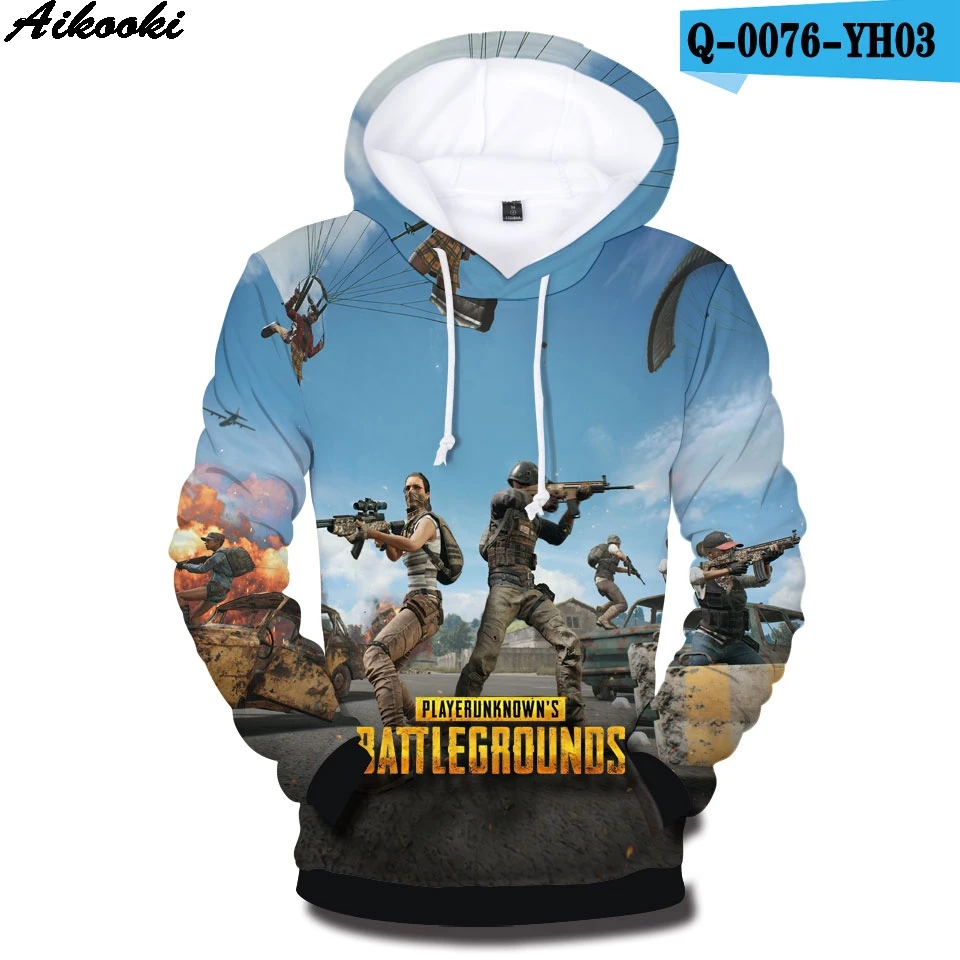 Черный Новинка,,, 3D толстовки PUBG для мужчин/женщин, модные толстовки Harajuku с принтом, мужские толстовки с 3D принтом, плотная толстовка, Топ - Цвет: Черный