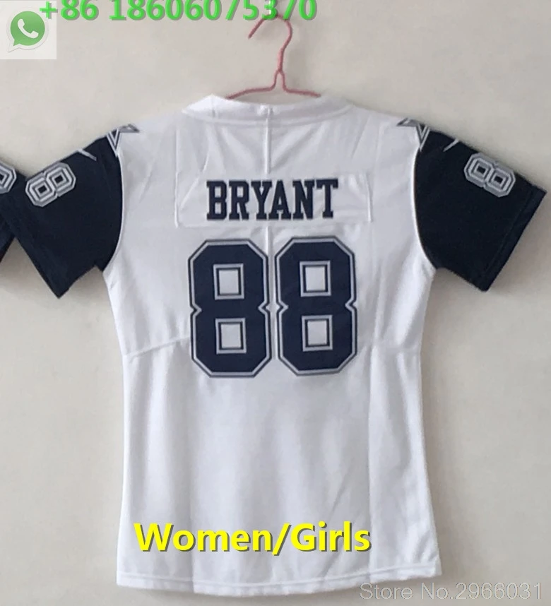 А+++ Качество Женщины 4 дак Прескотт 21 ezekiel Эллиотт 82 Джейсон witten 88 dez bryant Джерси Даллас - Цвет: for women
