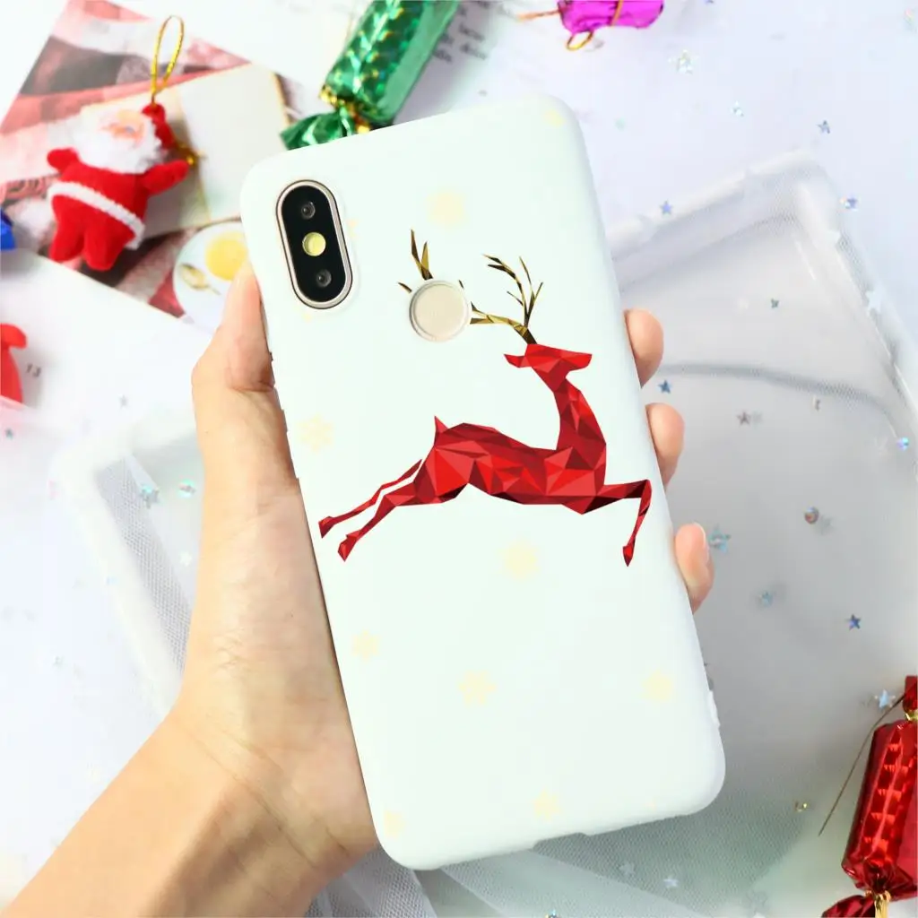 Рождественский олень с принтом, мягкий из ТПУ чехол для Xiaomi Redmi K20 CC9e Примечание 4X5 5A, 7, 6, 8, 9, SE Pro A2 Lite A1 6X 5A 6 6A плюс S2 7A чехол