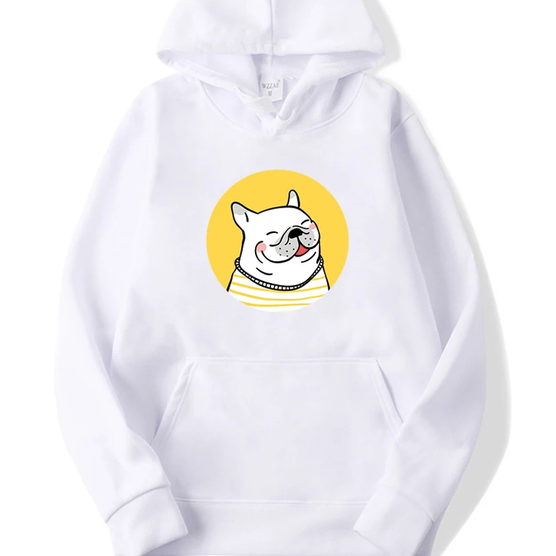 long sleeve casual fleece sweatshirts 2019 Dog Printed Female Harajuku hooded hoodies autumn Women streetwear cute pullovers