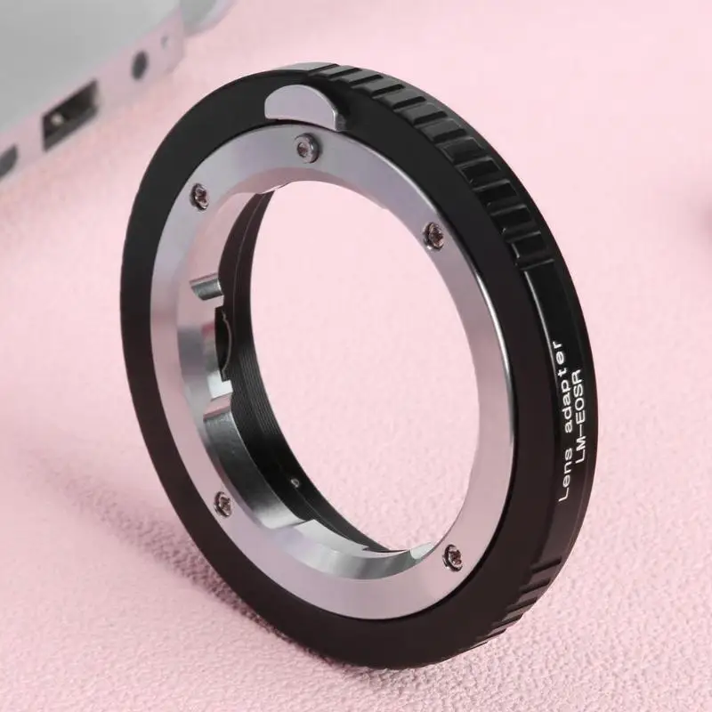 LM-EOS крепление линзы камеры адаптер конвертер для Leica M к Canon EOSR вручную установить диафрагму управления компактный