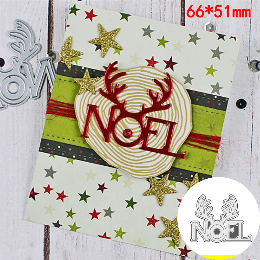 

Metal Cutting Dies Mountain Elk Pine Grass Frame Embossing Stencil for DIY Scrapbooking Album Card Knife Mold Template Craft New