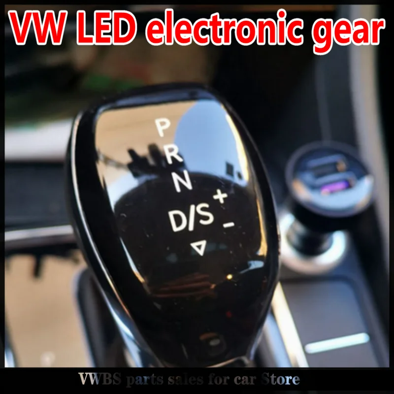 On DSG, LED, electronic display to sync, gear shift knob, gear stick, for VW Passat B8 Arteon Tiguan MK2 TROC Atlas Golf MK7