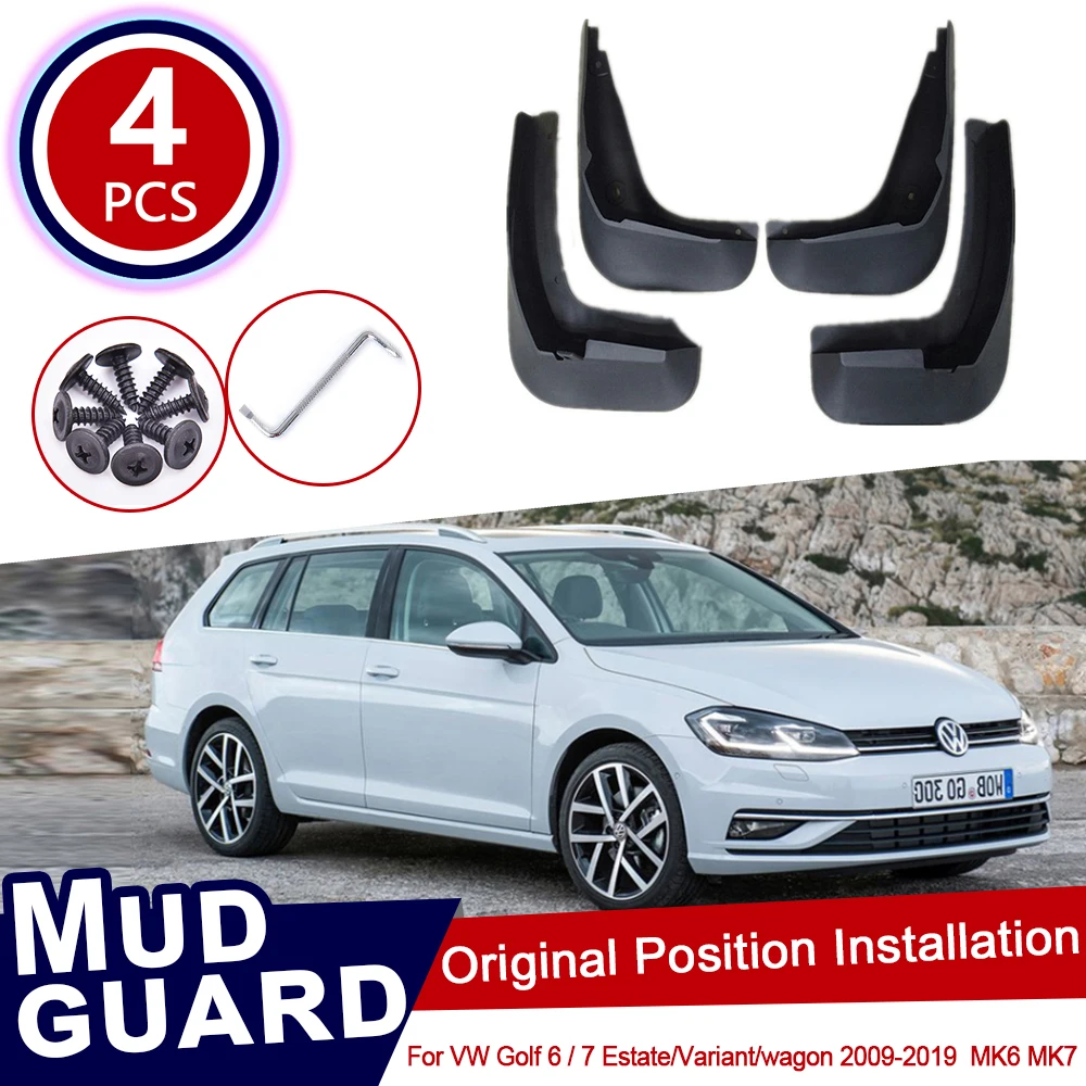 Для VW Golf 6 7 MK6 MK7 Estate вариант универсал 2009~ автомобиль брызговики брызговик щитки Брызговики