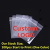 StoBag 100pcs Transparent Small Ziplock Plastic Bags Jewelry Gift Food Reclosable Storage Bag Custom Print Logo packaging Clear ► Photo 2/6