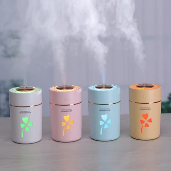 

280ml Fortune Grass USB Air Humidifier Ultrasonic Car Humidifiers Mist Maker with LED Lights Mini Office Air Purifier