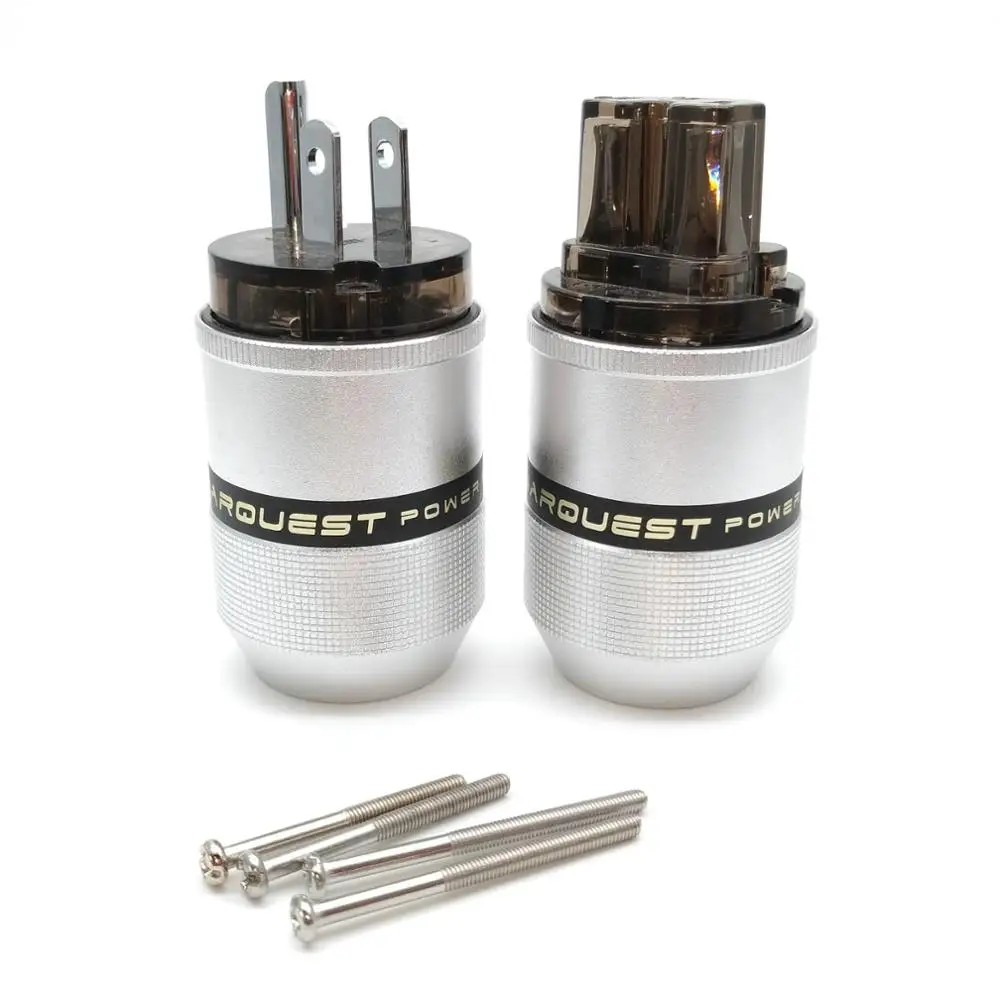 SONARQUEST Алюминиевый сплав P25-P(PD) C25-P(PD) High End родиевым покрытием США Разъем питания и IEC разъем HiFi аудио усилитель