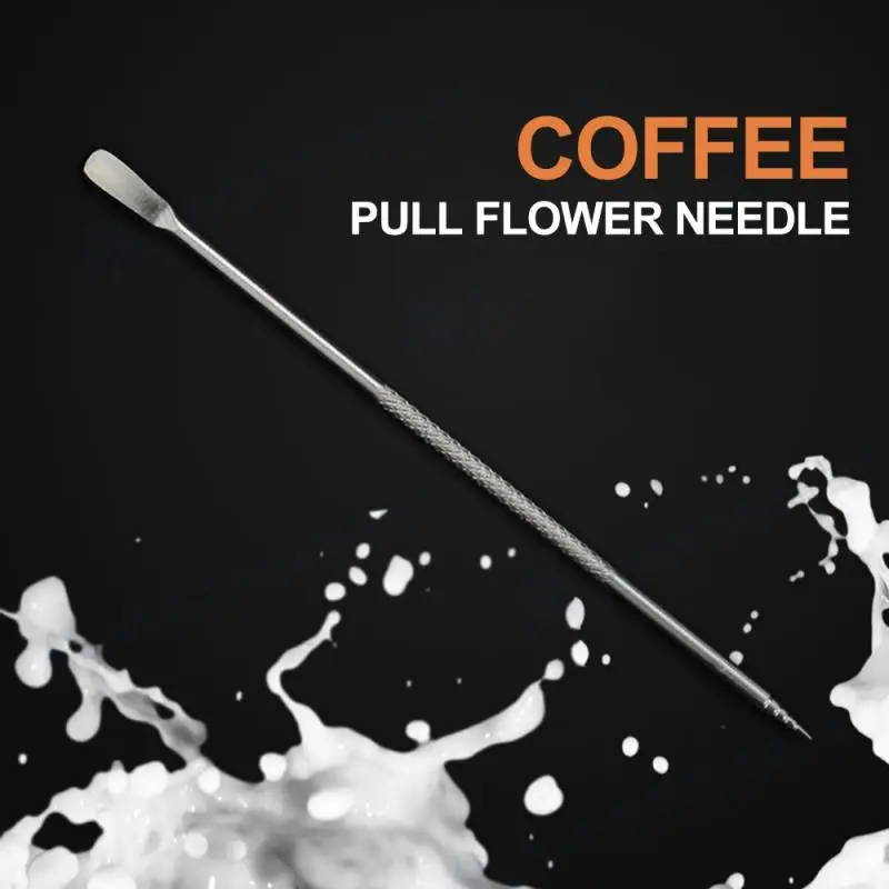 

1pcs Barista Cappuccino Espresso Coffee Decorating Latte Art Pen Tamper Needle Creative High Quality Fancy Coffee stick tools
