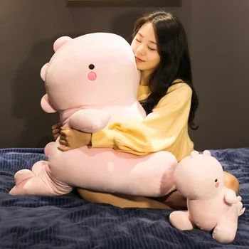 

Soft Comfortable Dinosaur Pillow Velvet Down Cotton Plush Toy Fat Dinosaur Creative Doll Bed Sleeping Pillow Birthday Gift