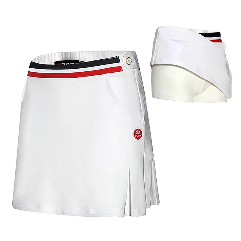 Новая Pgm Женская юбка для гольфа летняя дышащая юбка для гольфа одежда для тенниса и гольфа