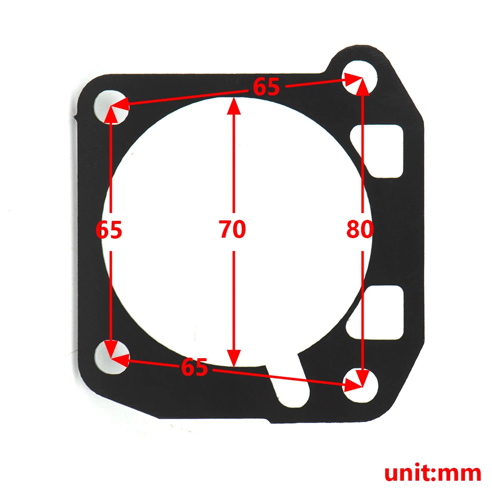 Thermal Throttle Body Gasket 70MM FOR CIVIC B16 INTEGRA B18C1 GSR F22A H22A FOR Acura Integra