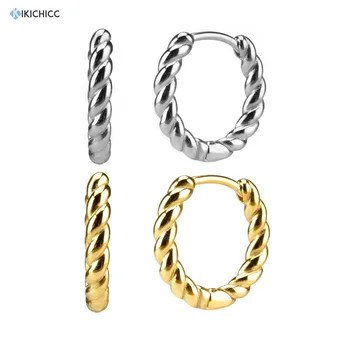 

Kikichicc 925 Sterling Silver Screw Hoops Women Circle Loops Special Women Round Jewelry For 2020 Silver Party Fashion Ohrringe