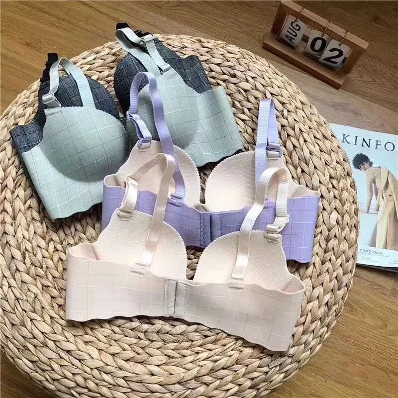 

High Quality Women Bras Push Up Bralette Female Wire Free Bras UnderwearBrassiere Intimates Plus Size ABC Cup seamless Lingerie