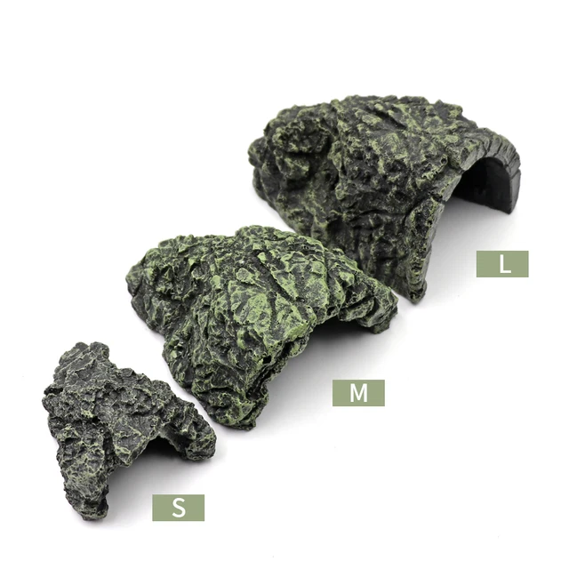 Fish Hiding Cave Aquarium Non-Toxic High Simulation Crawling Turtle Reptile Basking Hide Habitat Tank Decoration Ornament Fish Hiding Cave Aquarium Non-Toxic High Simulation Crawling Turtle Reptile Basking Hide Habitat Tank Decoration Ornament