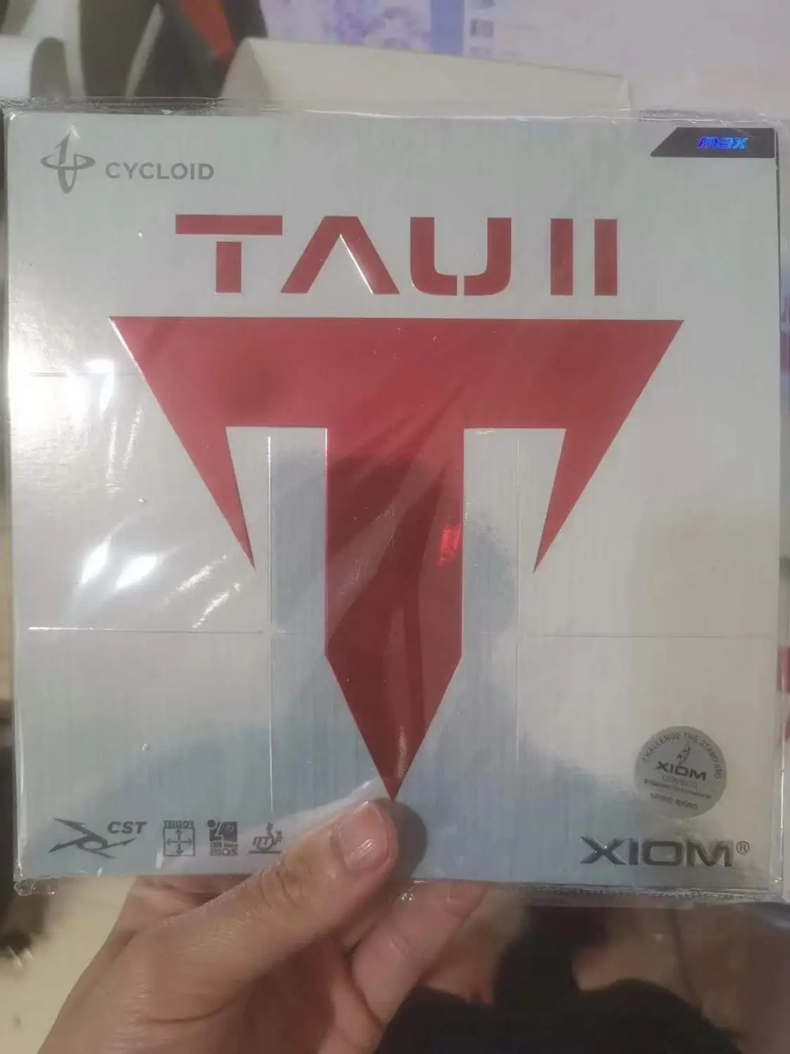 XIOM Original TAU II резиновая липкая губка для настольного тенниса пинг понга|Ракетки