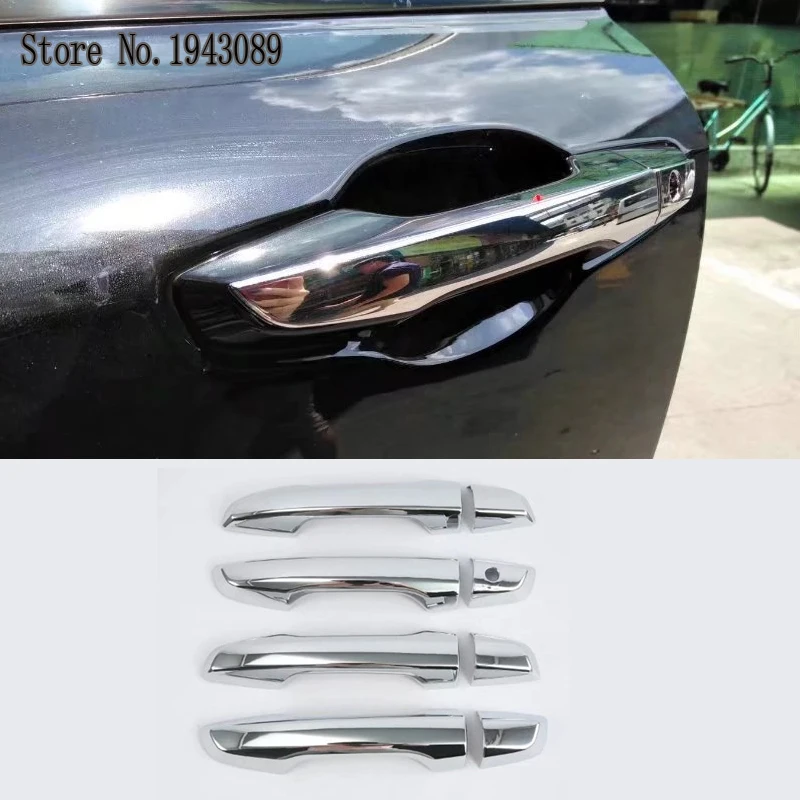 Car styling ABS Chrome Door Handle Bowl handle Protective covering Cover Trim FOR Honda CRV CR-V 2017 2018 2019 8PCS | Автомобили и