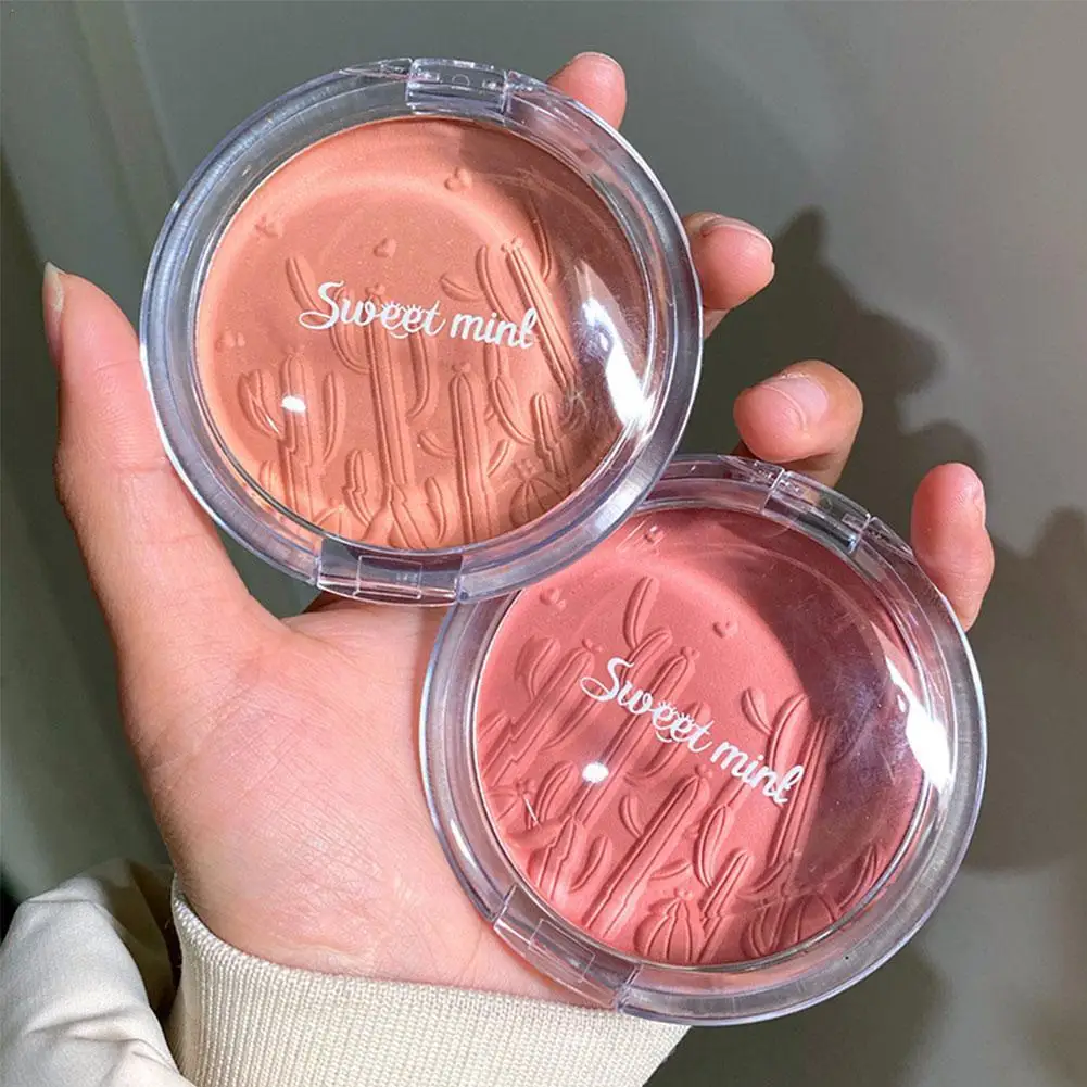 6 цветов румяна палитра для макияжа Минеральная пудра красные стойкий