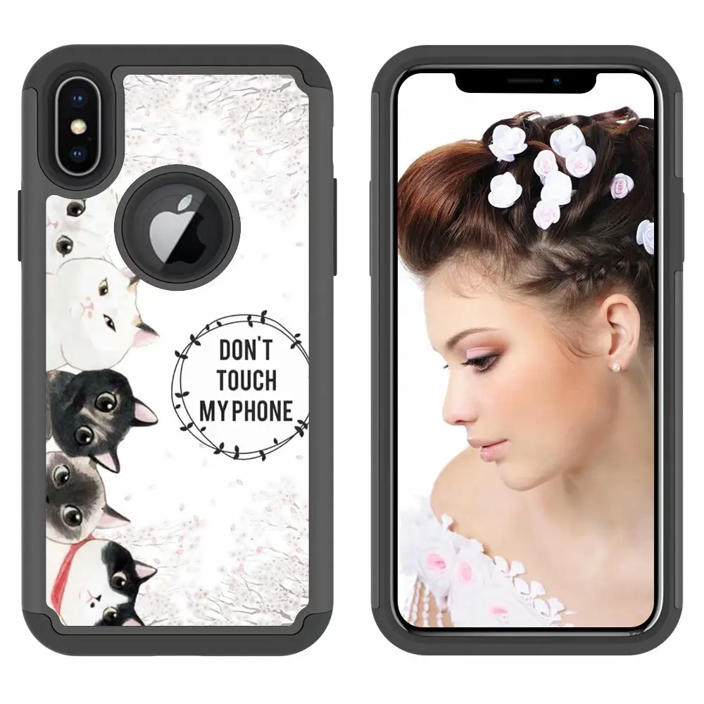 Чехол для iPhone X, XS, XR, XS, Max, iPod Touch, 5, 6, 7, тканевый чехол с защитой от падений, чехол с цветной картинкой, усиленная защита