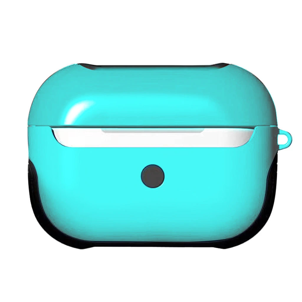  For AirPods Pro 2019 Wireless Charging Case TPU+PC Simple and elegant Protective Skin Cover For Airpods Pro 1102#B