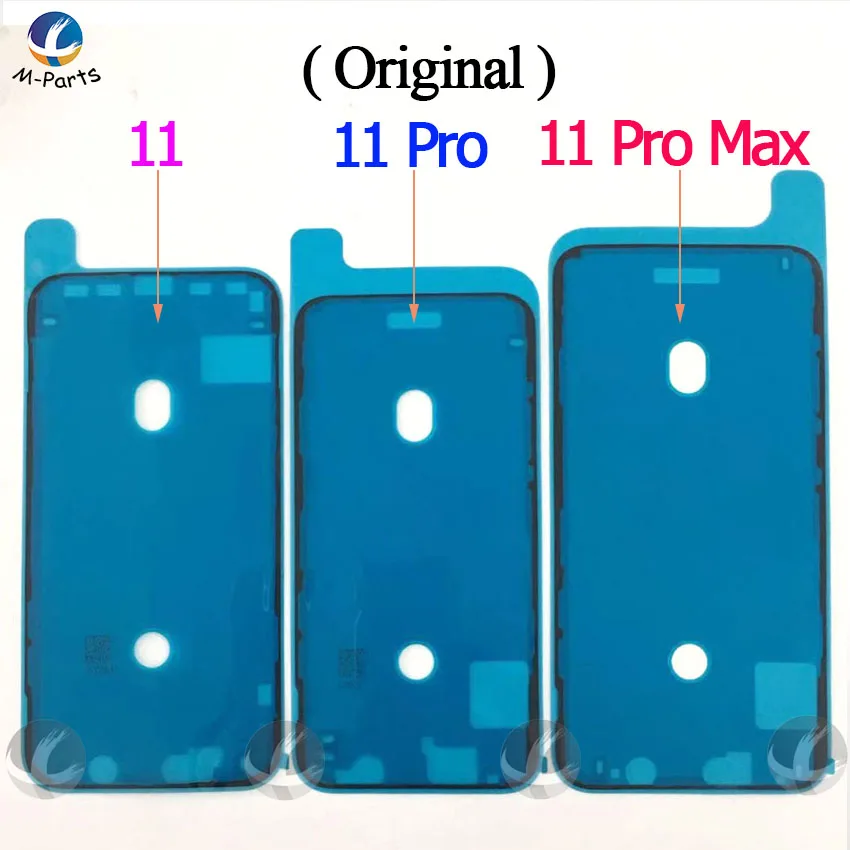 10 шт., водонепроницаемая наклейка для iPhone 6S 7 8 Plus X XS Max XR 11 Pro Max, рамка для ЖК-дисплея, клейкая лента, клей для ремонта
