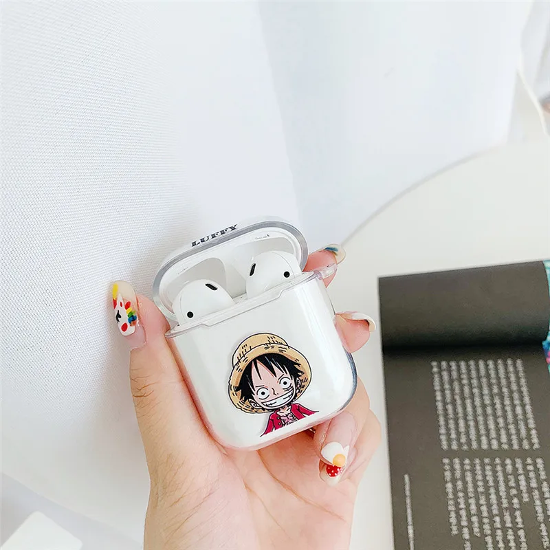 Один кусок японского аниме Луффи Тони чехол для наушников для Airpods 1 2 мягкий Bluetooth чехол для наушников для Apple air Pods 1 2 Аксессуары