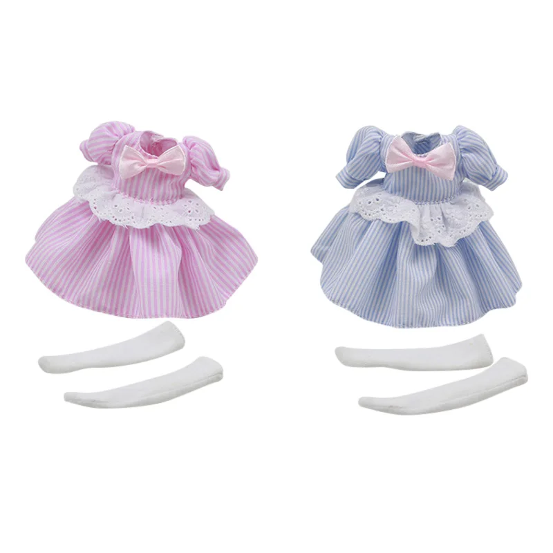Кукла ICY DBS Blyth одежда голубого и розового цвета платье с леггинсами прекрасный