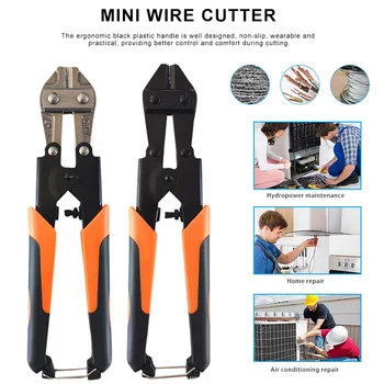 

8Inch Mini Bolts Cutter Steel Bar Clamps Pliers Hand Tools Multi-function Wire Clipper Pliers TN99