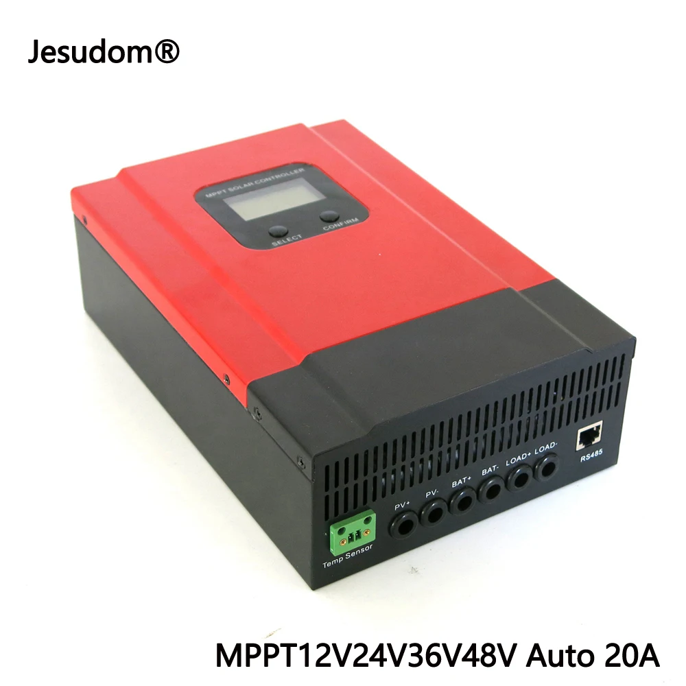 12V24V36V48V авто. Устройство контроля заряда солнечной батареи 20A MPPT максимальное