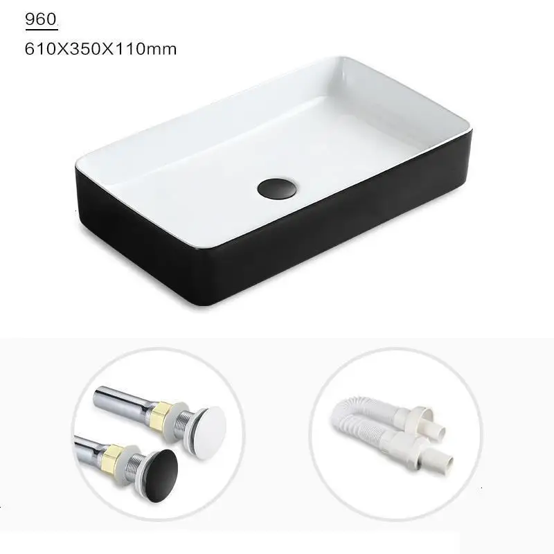 Banyo Waschtisch Salle Bain wastatel Black Da Appoggio Bagno De Mano Pia Para раковина для ванной комнаты Lavabo Cuba Banheiro умывальник