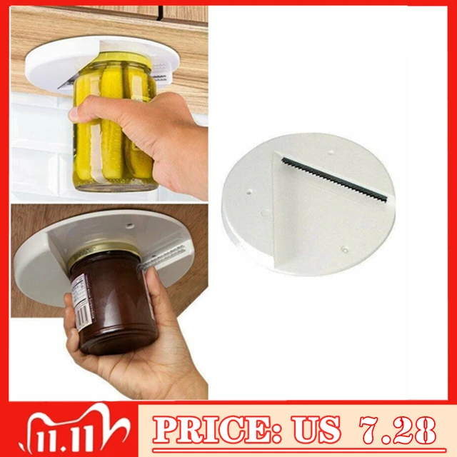 Arthritis Glass Jar Opener for Under the Kitchen Cabinet Counter Lid  Remover Aid - AliExpress