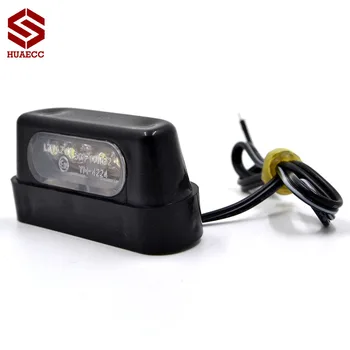 

Motorcycle Car Led Tiny Rear Number Plate Light Lamp 12V 4Led Number Plate Tail Light Car License Plate Decoration Light Parts