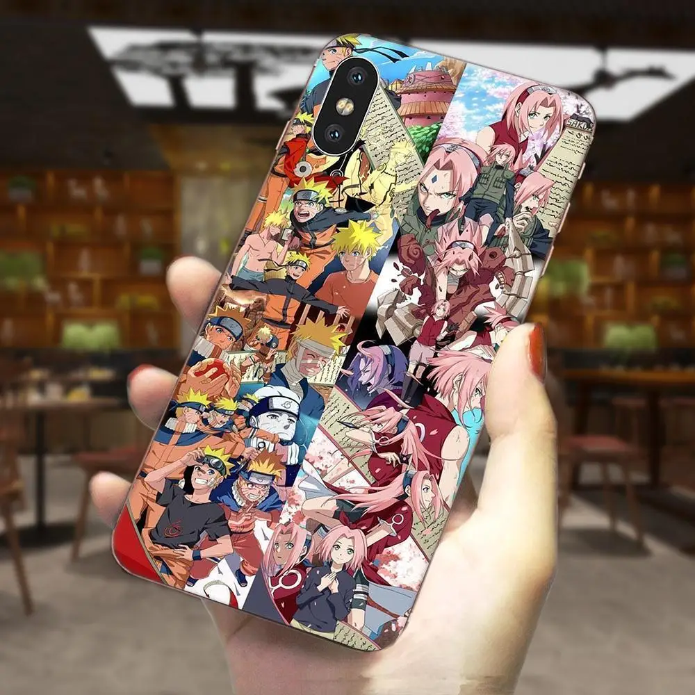 as picture Для Galaxy J1 J2 J3 J330 J4 J5 J6 J7 J730 J8 mini Pro мягкий Капа в коробке Коллекционная модель клана Учиха, сасуке, Наруто - Цвет: as picture