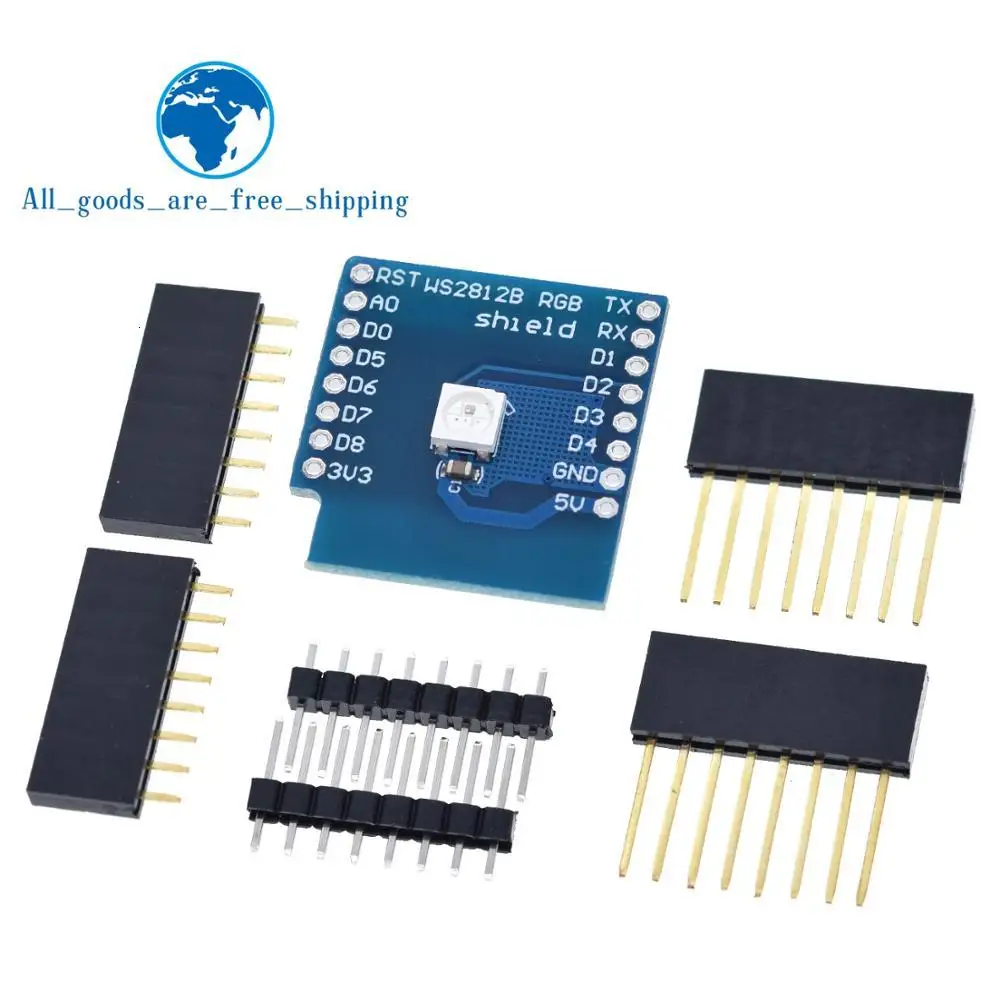 ESP8266 ESP-12 ESP12 WeMos D1 Мини-модуль Wemos D1 Мини WiFi макетная плата Micro USB 3,3 В на основе ESP-8266EX 11 цифровых контактов - Цвет: D1 MINI WS2812