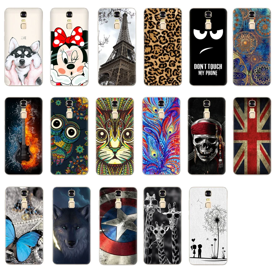 ZTE Blade A610 Plus Case 5.5inch Silicone TPU Soft Cartoon for A2 + Phone Cases Back Cover Shell Funda |