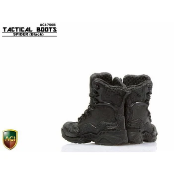 

ACI Model Toy 1:6 Scale Spider ( Black ) Tactical Boots For 12" Male Figure Body