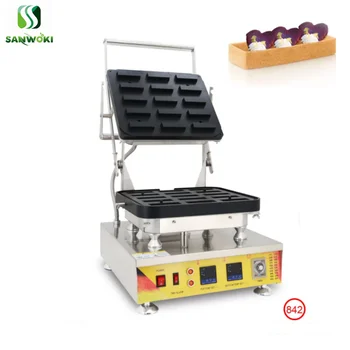 

Electric rectangle shape tart shell pan baking cheese tart machine mini tartlets pastry egg tart shell maker machine tart mould