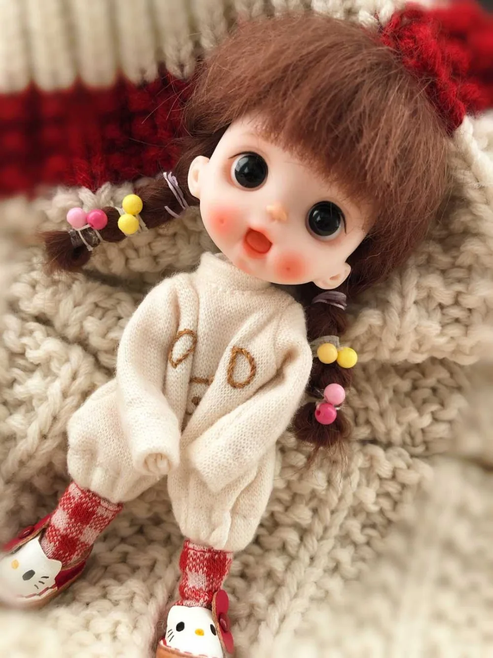 OB11 кукла голова Кастомизация 1/8 BJD куклы OB Полимерная глина