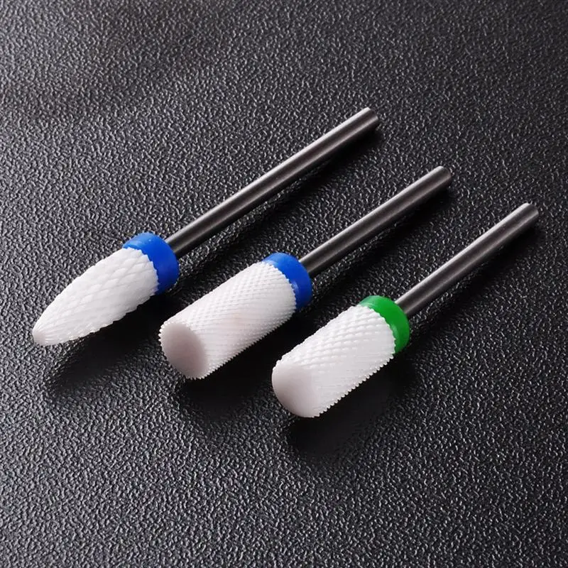 2 шт/3 шт керамическая головка для ногтей сверло шлифовальная насадка насадки