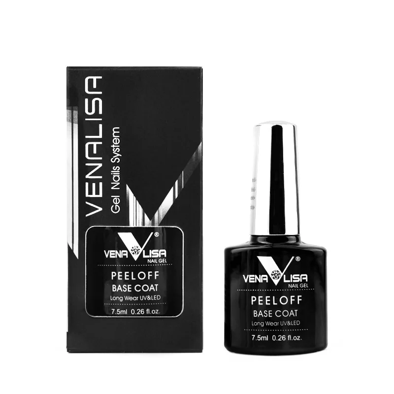 Venalisa Peel Off Base Coat Water Base Coat Long Wear Diamond Nowipe Top Coat Nuovo Arrivo Basic Nail Gel Polish Shinning Topcoat