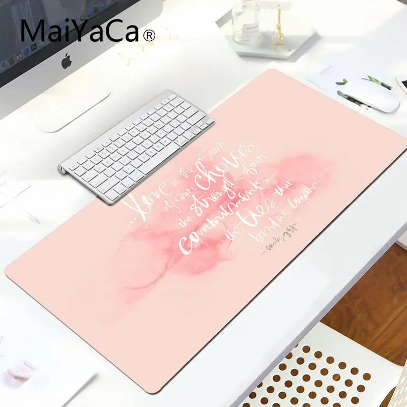 MaiYaCa игровой коврик для мыши работает как босс текст ноутбук игровой мыши коврик для мыши Удобная мышка коврик игровая защелка для мыши