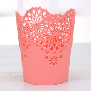 Storage Basket Rectangular Storage Basket Plastic Basket Flower Sieve Desktop Small Basket Storage Basket 10-Set Pen Container