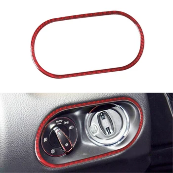 

Red Carbon Fiber Switch Panel Cover Trim Frame Cover Vehicle Parts Hot