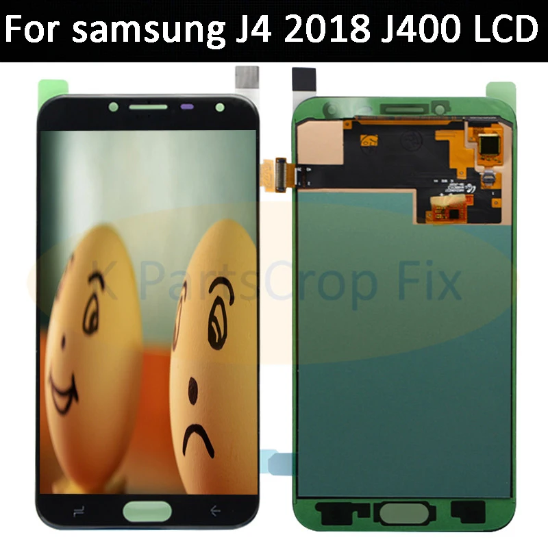 Super AMOLED для Samsung Galaxy j4 2018 J4 J400 J400F J400G/DS ЖК дисплей с дигитайзером сенсорного экрана