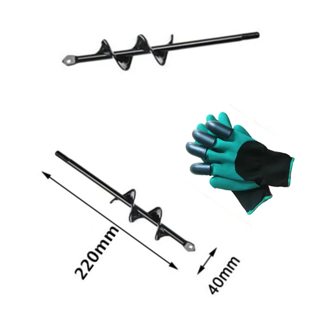 Копать спиральные сверла садовый Бур черная дыра экскаватор цветок овощи|Сверла|