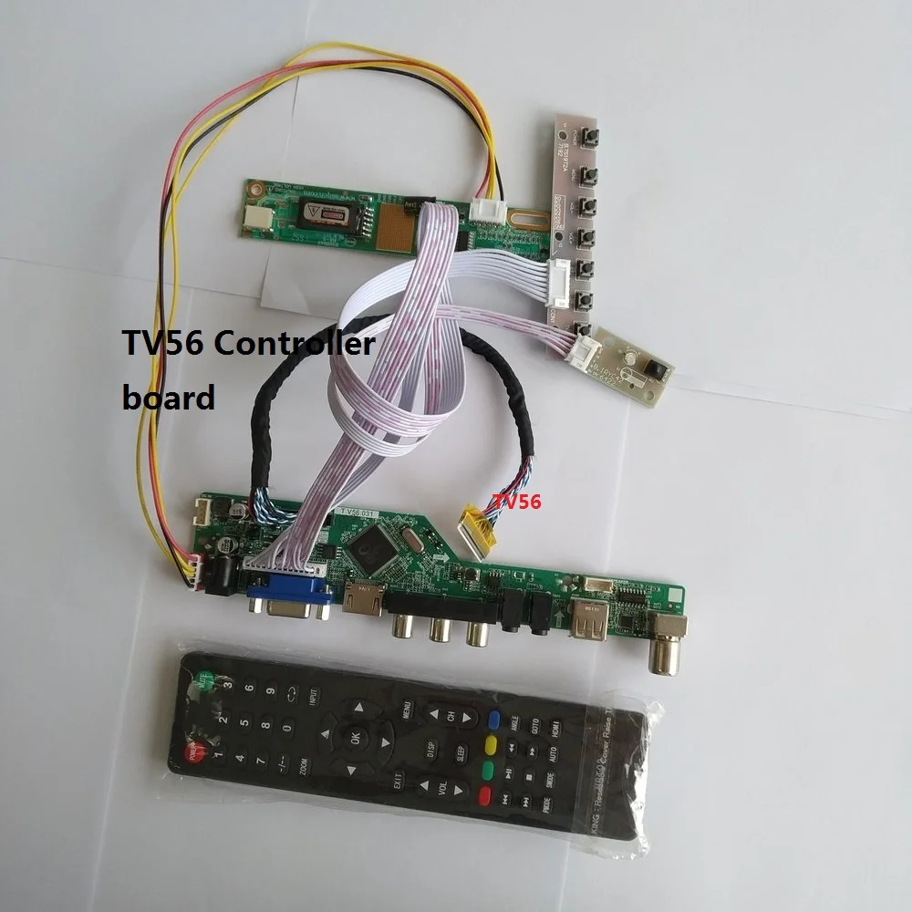 Универсальный совместимый HDMI AV VGA rf USB tv 56 lcd светодиодный карточка ручная работа плата контроллера Набор для ноутбука lcd tv для дисплея экрана панели
