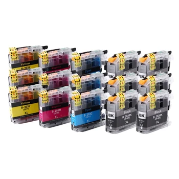 

Printer Cartridges Chip Cartridge Ink Cartridge Suitable for Brother LC203 LC201XL J5620DW J5720DW J460DW J480DW(15Pack)