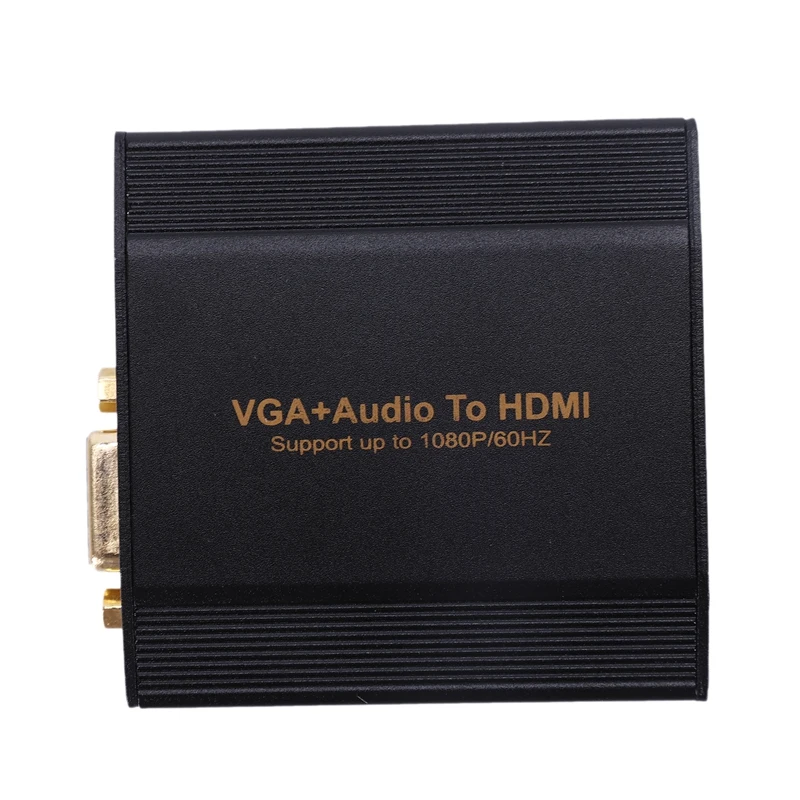 Мини преобразователь из VGA в HDMI с аудио VGA2HDMI 1080P адаптер для проектора ПК ноутбука