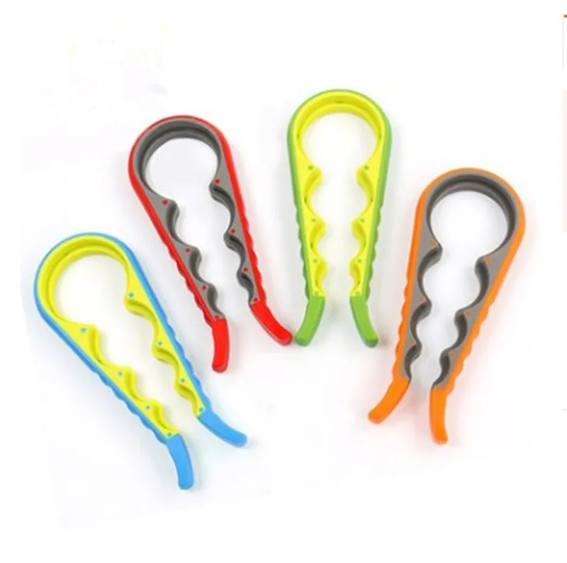 4 в 1 удобный Противоскользящий Открыватель крышки банки открывалка для бутылок