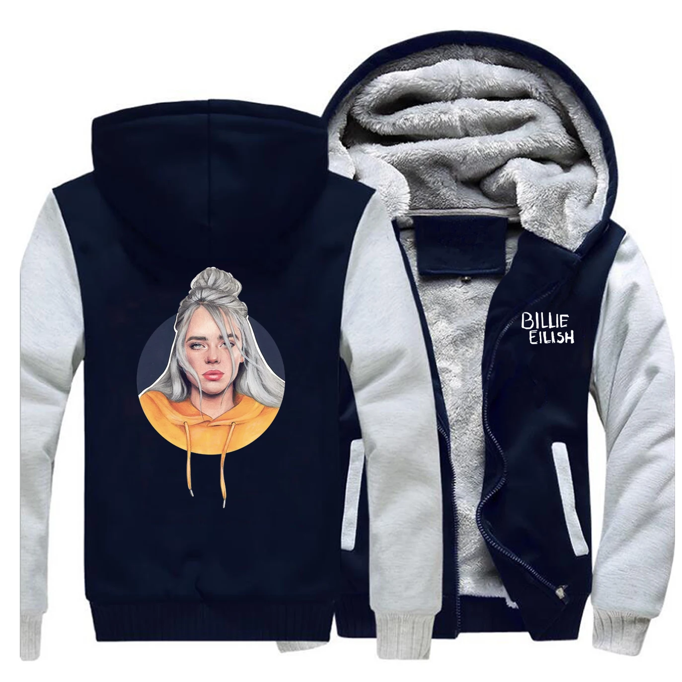 Billie Eilish Bad Guy мужская толстовка с капюшоном в стиле «хип-хоп» осень зима бодиутеплитель толстовки толстые теплые флисовые мужские модные спортивные костюмы